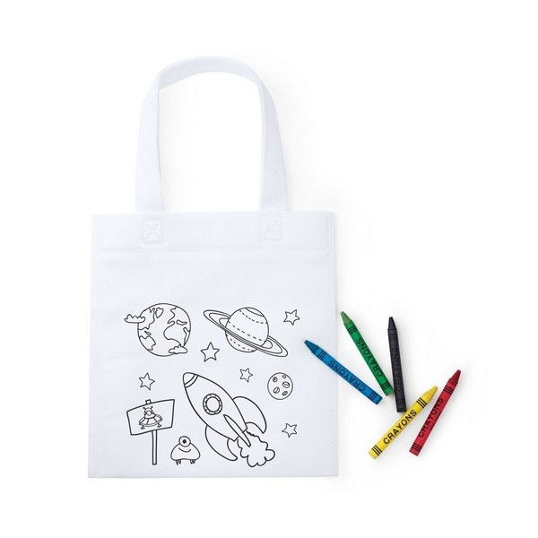 Bolsa Infantil para Colorear Tnt