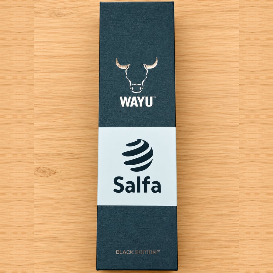 Cuchillo Wayu en estuche · Salfa