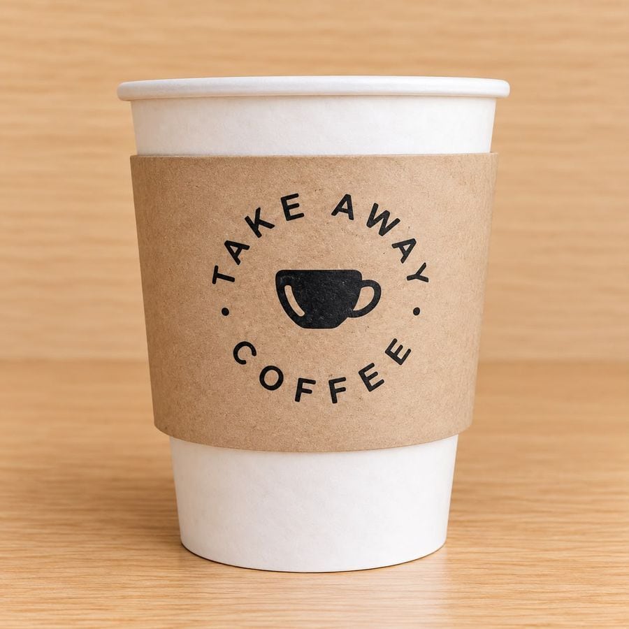 Funda de cartón para café